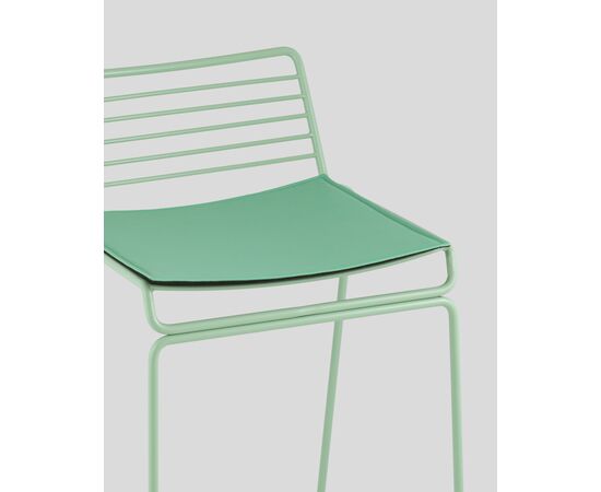Стул полубарный Danny зеленый с подушкой, изображение 16 | Интернет магазин мебели и декора LifeDekor