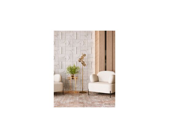 Журнальный столик Гестия 41*60см стекло черное сталь золото, изображение 8 | Интернет магазин мебели и декора LifeDekor