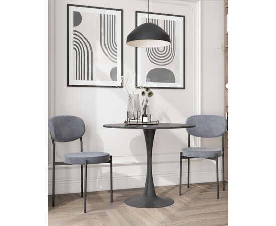 Стул Бриф SN велюр серый, изображение 3 | Интернет магазин мебели и декора LifeDekor