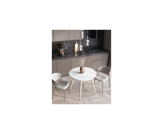 Стол обеденный Nymphaea D110 терраццо, изображение 31 | Интернет магазин мебели и декора LifeDekor