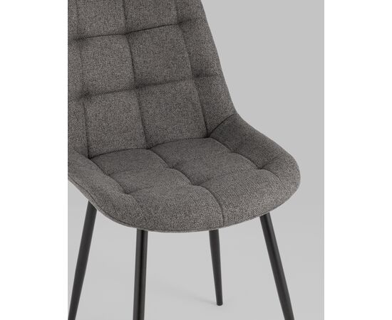 Стул Флекс New рогожка Lumos темно-серый, изображение 32 | Интернет магазин мебели и декора LifeDekor