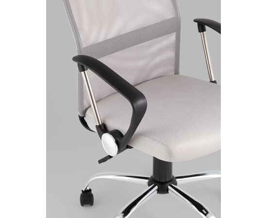 Кресло офисное TopChairs Benefit NEW серое, изображение 8 | Интернет магазин мебели и декора LifeDekor