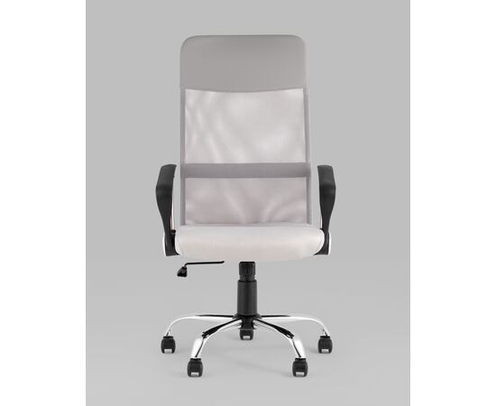 Кресло офисное TopChairs Benefit NEW серое, изображение 3 | Интернет магазин мебели и декора LifeDekor