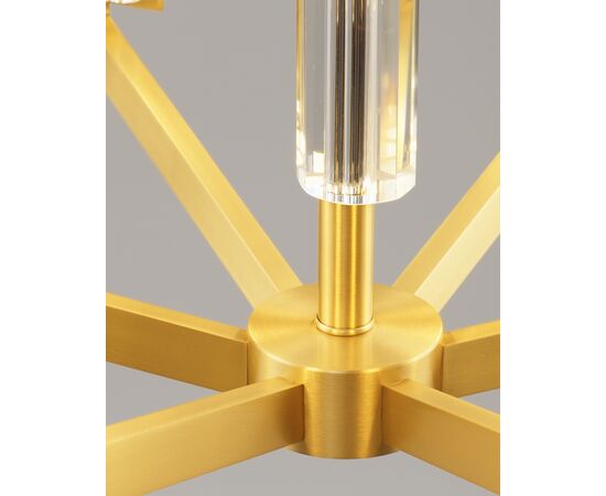Люстра подвесная Moderli V11074-6P Brass, изображение 9 | Интернет магазин мебели и декора LifeDekor