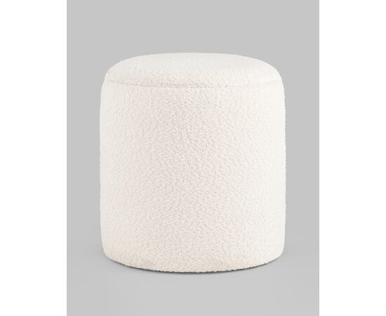 Пуф Taks букле белый, изображение 6 | Интернет магазин мебели и декора LifeDekor
