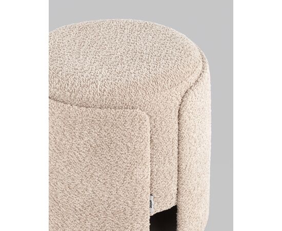 Пуф Taks букле капучино, изображение 4 | Интернет магазин мебели и декора LifeDekor