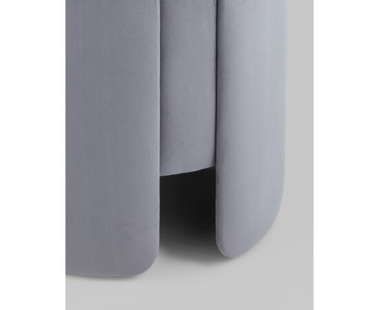 Пуф Taks велюр серый, изображение 3 | Интернет магазин мебели и декора LifeDekor