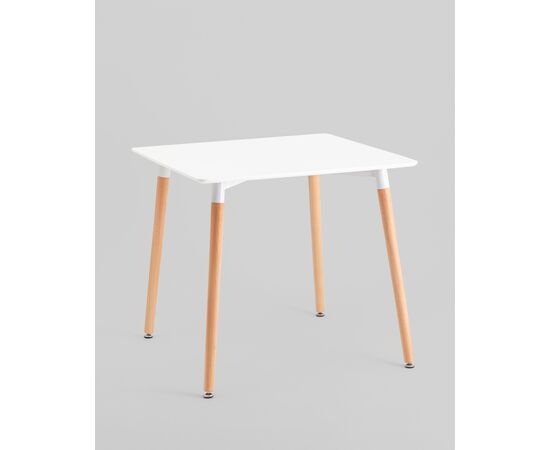 Стол Oslo Square  80х80 см белый, изображение 2 | Интернет магазин мебели и декора LifeDekor