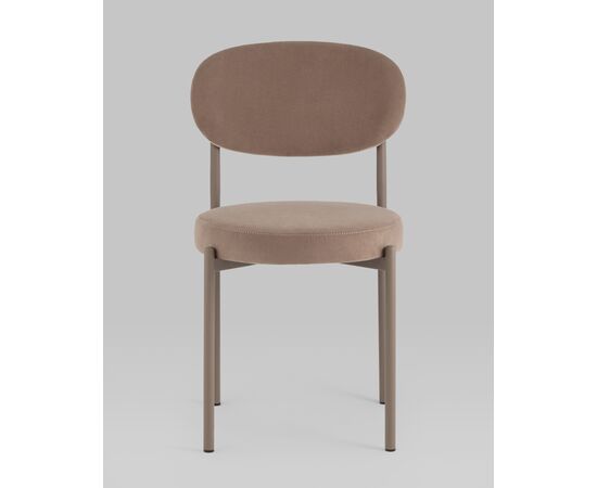 Стул Бриф SN велюр капучино каркас капучино муар, изображение 3 | Интернет магазин мебели и декора LifeDekor