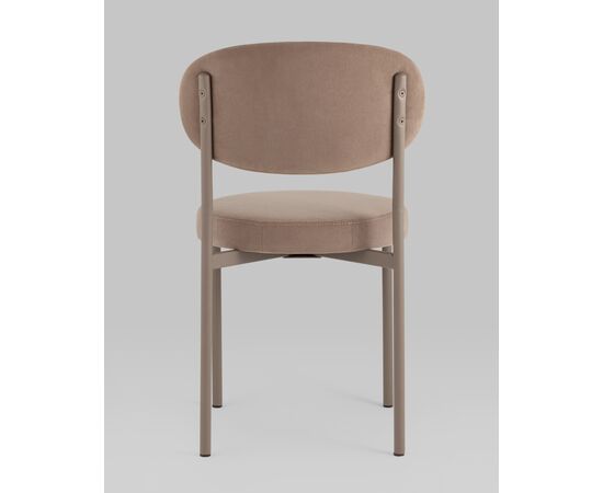 Стул Бриф SN велюр капучино каркас капучино муар, изображение 5 | Интернет магазин мебели и декора LifeDekor