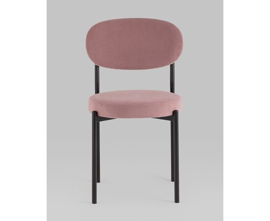 Стул Бриф SN велюр пыльно-розовый, изображение 3 | Интернет магазин мебели и декора LifeDekor