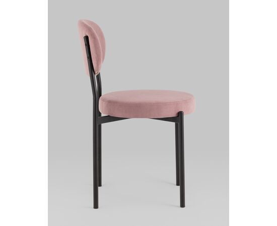 Стул Бриф SN велюр пыльно-розовый, изображение 4 | Интернет магазин мебели и декора LifeDekor