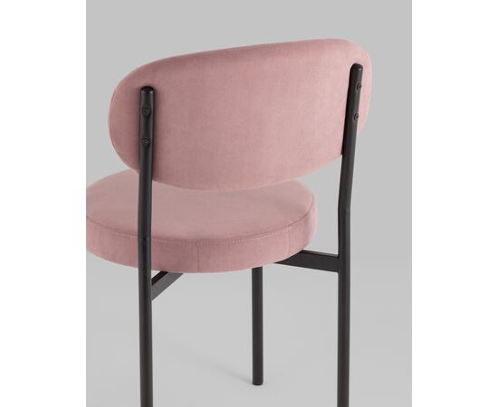 Стул Бриф SN велюр пыльно-розовый, изображение 7 | Интернет магазин мебели и декора LifeDekor