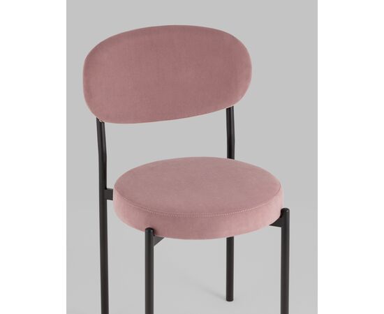Стул Бриф SN велюр пыльно-розовый, изображение 8 | Интернет магазин мебели и декора LifeDekor