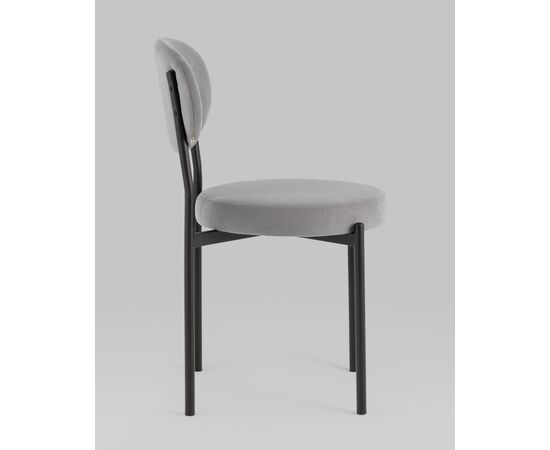 Стул Бриф SN велюр серый, изображение 6 | Интернет магазин мебели и декора LifeDekor