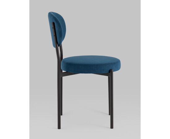 Стул Бриф SN велюр синий, изображение 6 | Интернет магазин мебели и декора LifeDekor
