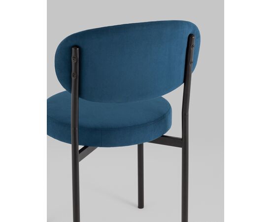 Стул Бриф SN велюр синий, изображение 9 | Интернет магазин мебели и декора LifeDekor