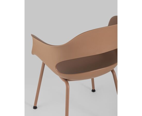 Стул Lady пластик коричневый 4 шт., изображение 7 | Интернет магазин мебели и декора LifeDekor