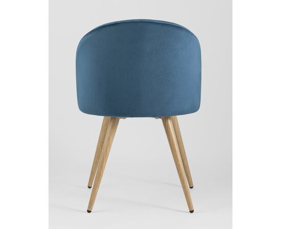Стул Лион велюр голубой 4 шт, изображение 5 | Интернет магазин мебели и декора LifeDekor
