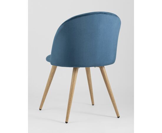 Стул Лион велюр голубой 4 шт, изображение 6 | Интернет магазин мебели и декора LifeDekor