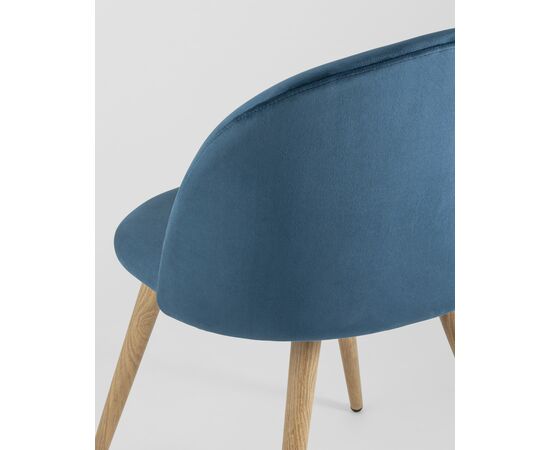 Стул Лион велюр голубой 4 шт, изображение 7 | Интернет магазин мебели и декора LifeDekor