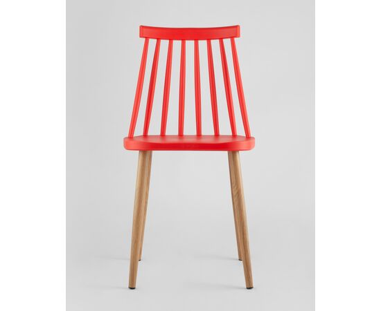 Стул Морган пластиковый красный 4 шт, изображение 3 | Интернет магазин мебели и декора LifeDekor
