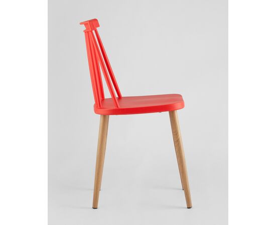 Стул Морган пластиковый красный 4 шт, изображение 4 | Интернет магазин мебели и декора LifeDekor