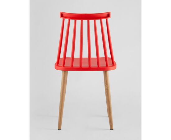Стул Морган пластиковый красный 4 шт, изображение 5 | Интернет магазин мебели и декора LifeDekor