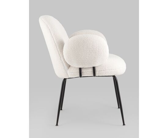 Кресло Nina белый, изображение 6 | Интернет магазин мебели и декора LifeDekor