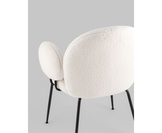 Кресло Nina белый, изображение 9 | Интернет магазин мебели и декора LifeDekor