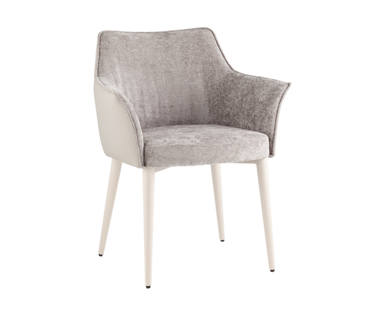 Стул обеденный Feston слоновая кость букле с экокожей | Интернет магазин мебели и декора LifeDekor