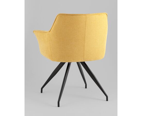 Стул обеденный Feston вращающийся желтый, изображение 6 | Интернет магазин мебели и декора LifeDekor