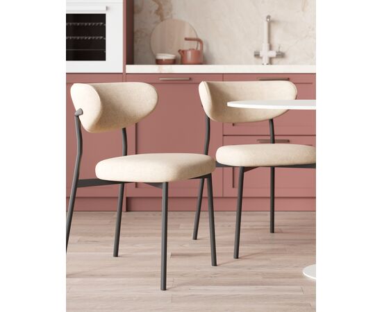 Стул обеденный Ayla бежевый, изображение 41 | Интернет магазин мебели и декора LifeDekor