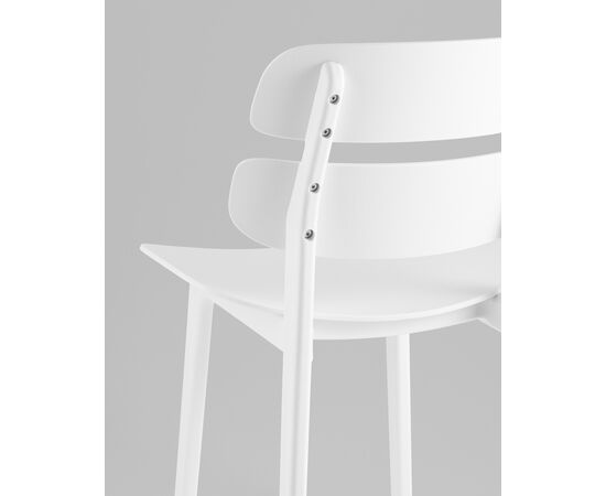 Стул обеденный Tony пластик белый, изображение 7 | Интернет магазин мебели и декора LifeDekor