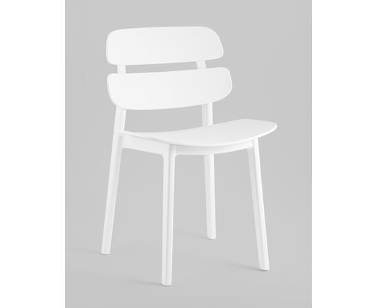 Стул обеденный Tony пластик белый, изображение 2 | Интернет магазин мебели и декора LifeDekor