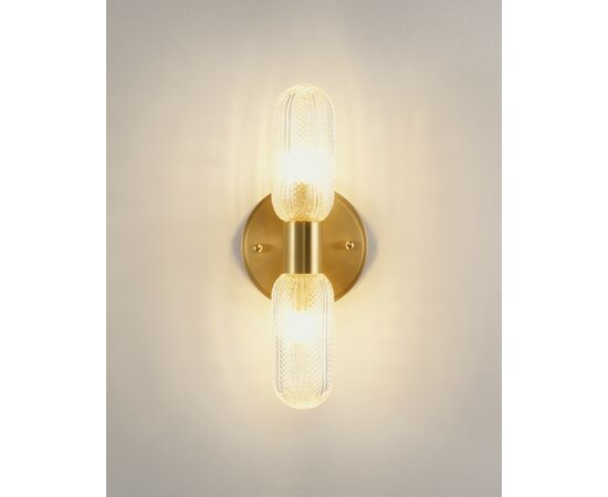 Светильник настенный Moderli V11018-2W Brass, изображение 7 | Интернет магазин мебели и декора LifeDekor