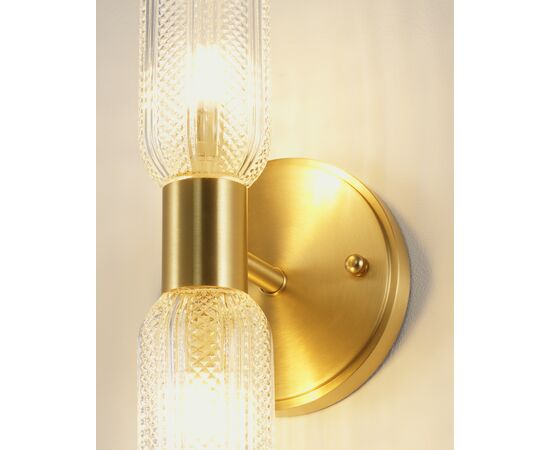 Светильник настенный Moderli V11018-2W Brass, изображение 8 | Интернет магазин мебели и декора LifeDekor