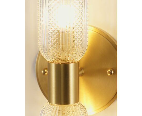 Светильник настенный Moderli V11018-2W Brass, изображение 9 | Интернет магазин мебели и декора LifeDekor