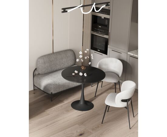 Стул Блейз букле светло-серый, изображение 4 | Интернет магазин мебели и декора LifeDekor