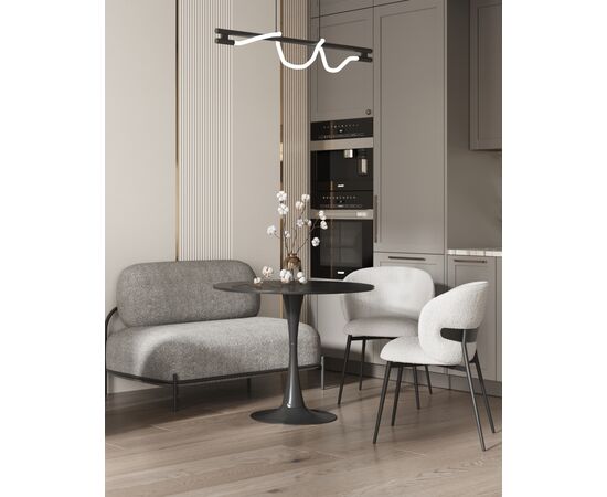 Стул Блейз букле светло-серый, изображение 3 | Интернет магазин мебели и декора LifeDekor