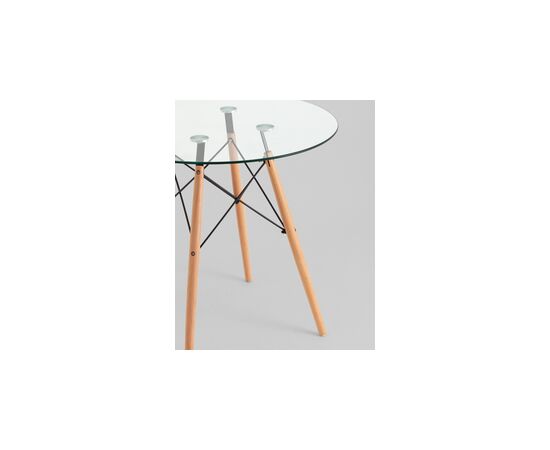 Стол Eames DSW NEW D80 стеклянный, изображение 12 | Интернет магазин мебели и декора LifeDekor