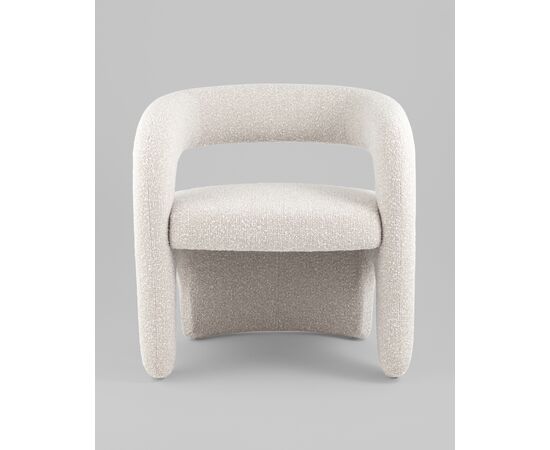 Кресло лаунж Bones жемчужный, изображение 5 | Интернет магазин мебели и декора LifeDekor