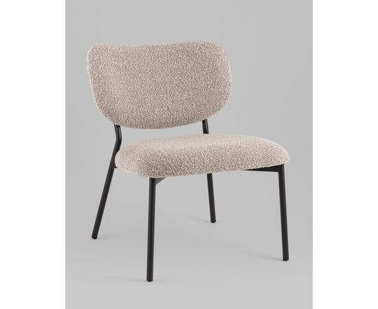 Кресло лаунж Jamie серый, изображение 4 | Интернет магазин мебели и декора LifeDekor