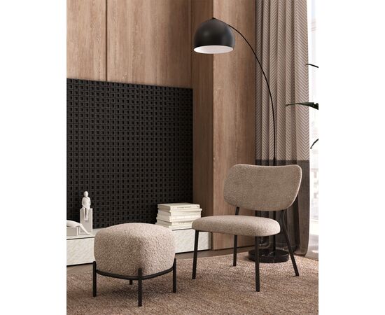 Кресло лаунж Jamie серый, изображение 46 | Интернет магазин мебели и декора LifeDekor