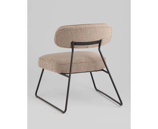 Кресло лаунж Kate бежевый, изображение 8 | Интернет магазин мебели и декора LifeDekor