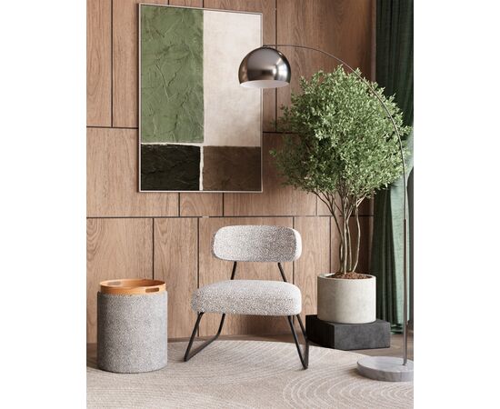 Кресло лаунж Kate серый, изображение 46 | Интернет магазин мебели и декора LifeDekor