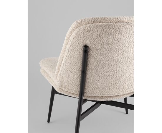 Кресло лаунж Tail кремовый, изображение 14 | Интернет магазин мебели и декора LifeDekor