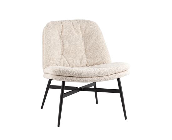 Кресло лаунж Tail кремовый | Интернет магазин мебели и декора LifeDekor