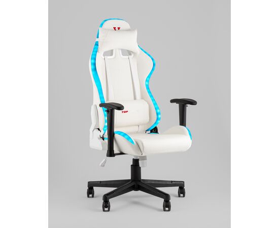 Кресло спортивное TopChairs GMM-080 белый на черной базе, изображение 6 | Интернет магазин мебели и декора LifeDekor