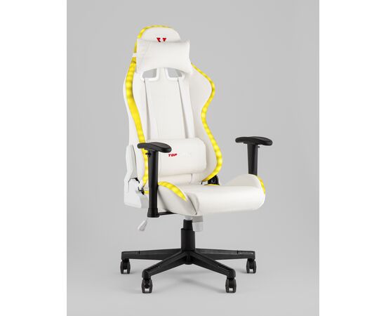 Кресло спортивное TopChairs GMM-080 белый на черной базе, изображение 8 | Интернет магазин мебели и декора LifeDekor